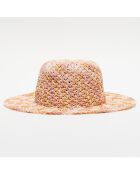 Chapeau en papier nude