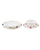 Service de Table en Porcelaine multicolore - 24 pièces