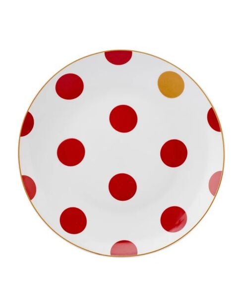 Service de Table en Porcelaine multicolore - 24 pièces
