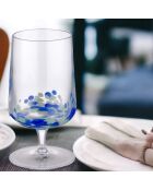 Verre bleu/blanc/vert - 350ml