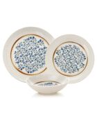 Service de Table en Porcelaine multicolore - 24 pièces
