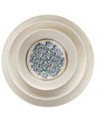Service de Table en Porcelaine multicolore - 24 pièces