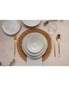 Service de Table en Porcelaine multicolore - 24 pièces