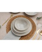 Service de Table en Porcelaine multicolore - 24 pièces
