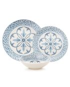 Service de Table en Porcelaine multicolore - 24 pièces