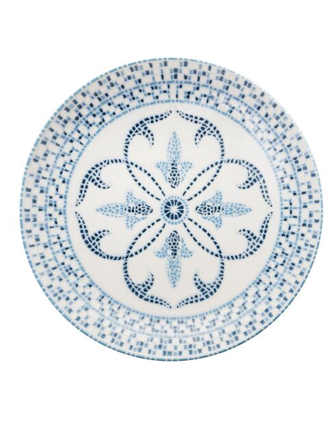 Service de Table en Porcelaine multicolore - 24 pièces