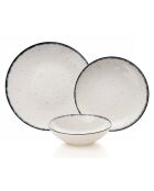 Service de Table en Porcelaine multicolore  - 24 pièces