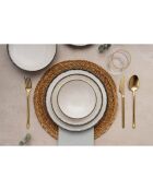 Service de Table en Porcelaine multicolore  - 24 pièces