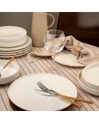 Service de Table en Porcelaine multicolore - 18 pièces