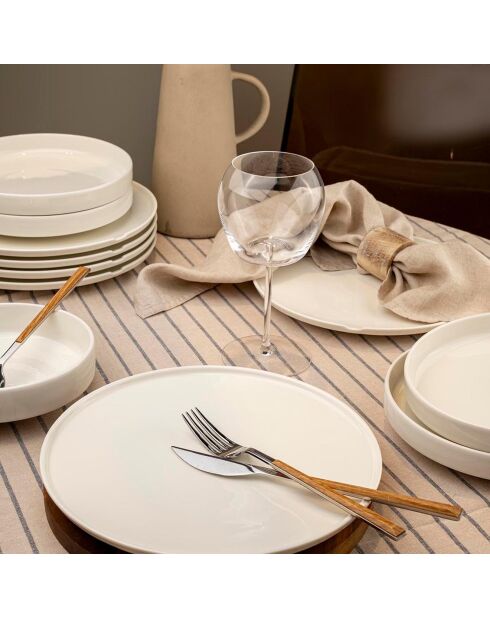 Service de Table en Porcelaine multicolore - 18 pièces