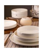 Service de Table en Porcelaine multicolore - 18 pièces