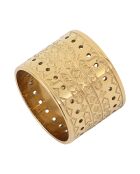 Bague en Acier dorée