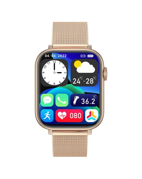 Smartwatch Gamma 2024 Edition con cinturino milanese dorato