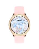 Smartwatch -edition Vogue 2024 IP67 con cinturino in silicone rosa