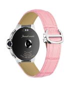 Montre connectée -edition Elegance 2024 IP67 avec alliage haute résistance et bracelet en cuir rose