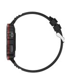 Reloj inteligente NASA SPORT, pantalla grande, resolución de alta definición, correa de silicona negra