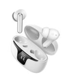 Ecouteurs sans fil (TWS) Bluetooth 5.3 affichage LED Edition ECLIPSE blancs