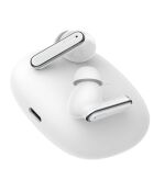 Ecouteurs sans fil (TWS) Bluetooth 5.3 affichage LED Edition ECLIPSE blancs