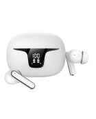 Ecouteurs sans fil (TWS) Bluetooth 5.3 affichage LED Edition ECLIPSE blancs