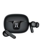 Ecouteurs sans fil (TWS) Bluetooth 5.3 affichage LED Edition ECLIPSE noirs