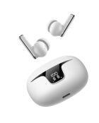 Ecouteurs sans fil (TWS) Bluetooth 5.3 affichage LED Edition ECLIPSE blancs