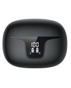 Ecouteurs sans fil (TWS) Bluetooth 5.3 affichage LED Edition ECLIPSE noirs
