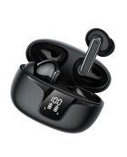 Ecouteurs sans fil (TWS) Bluetooth 5.3 affichage LED Edition ECLIPSE noirs