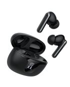 Ecouteurs sans fil (TWS) Bluetooth 5.3 affichage LED Edition ECLIPSE noirs