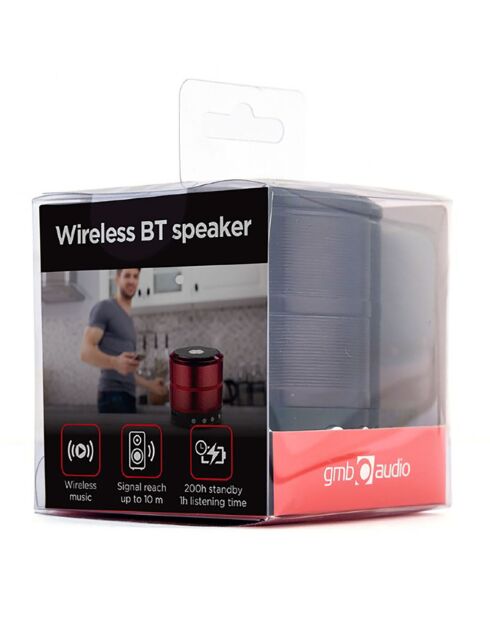 Enceinte Bluetooth GMB BY INKASUS- SPK-BT-08-BK noire