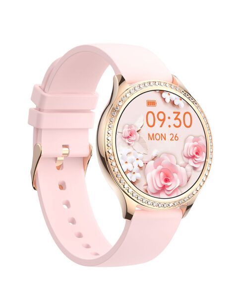 Smartwatch -edition Vogue 2024 IP67 con cinturino in silicone rosa