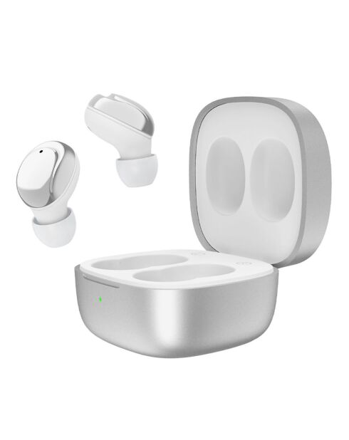 Ecouteurs sans fil (TWS) Bluetooth 5.0 Edition GALAXIE argentés
