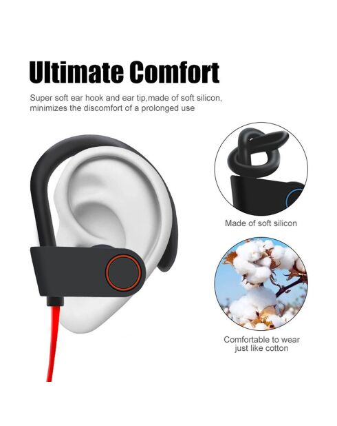 URBAN CITY edition Bluetooth 5.0 sporthoofdtelefoon zwart