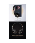 Witte Studio Edition Bluetooth V5.0 stereohoofdtelefoon