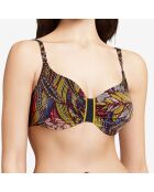 Haut de maillot de bain Enveloppant avec armatures Ethnic wax