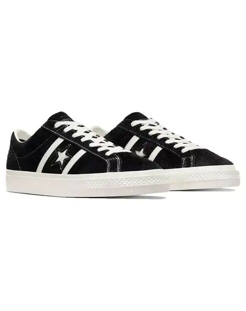 Baskets en Velours de Cuir One Star Ox Pro Academy noires