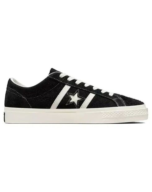 Baskets en Velours de Cuir One Star Ox Pro Academy noires