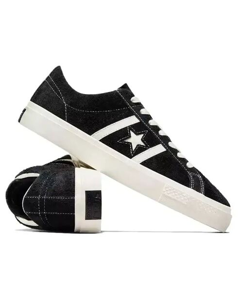 Baskets en Velours de Cuir One Star Ox Pro Academy noires