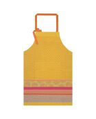 Tablier Cuisine de Provence Citron jaune/orange - 90x96 cm