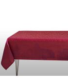Nappe 100% Lin Symphonie Baroque Opéra rouge/violet