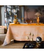 Nappe 100% Lin Croisière sur le Nil Désert orange