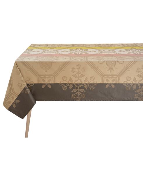 Nappe enduite Hacienda Grès beige/rose