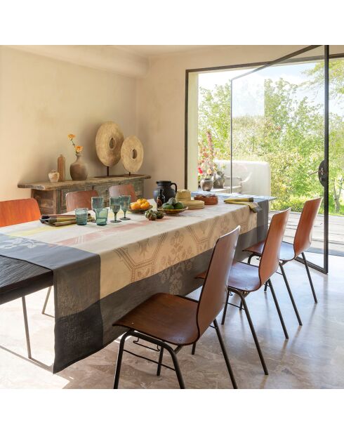 Nappe Hacienda Grès beige/rose