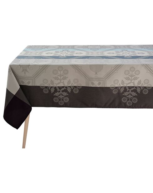 Nappe 100% Coton Hacienda Horizon gris/bleu
