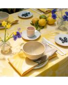 4 servilletas amarillas La Vie en Vosges Soleil - 58x58 cm