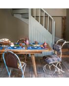 4 Sets de table enduits Origin Rythme Denim bleus - 50x36 cm