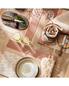 4 manteles individuales revestidos Essentiel Graphique Terre de color beige, 50 x 36 cm