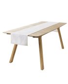 Chemin de table Lumière d'Étoiles Diamant Diamant blanc - 50x144 cm