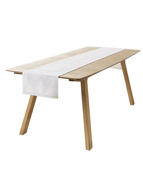 Chemin de table Lumière d'Étoiles Diamant Diamant blanc - 50x144 cm