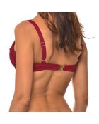 Top de bikini Pavillon Rouge Bordeaux Balconnet