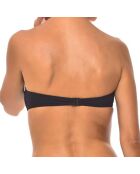Haut de maillot de bain bandeau Salento noir
